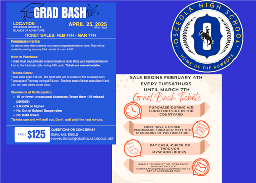 Grad Bash Information